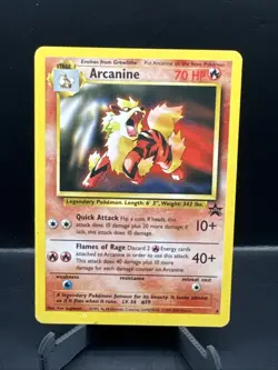 Vintage Pokemon League Promo Arcanine WotC Black Star Promo #6 - Image 1
