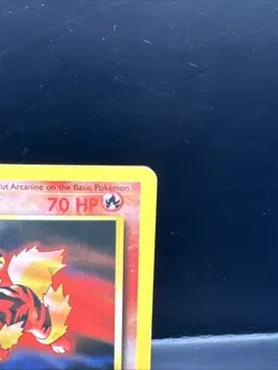 Vintage Pokemon League Promo Arcanine WotC Black Star Promo #6 - Image 2