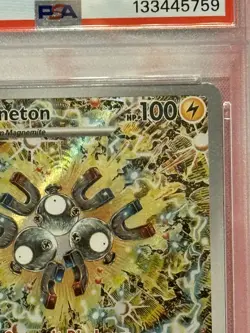 2024 POKEMON SVP EN-SV BLACK STAR PROMO Pokemon Center #159 MAGNETON PSA 10 - Image 3