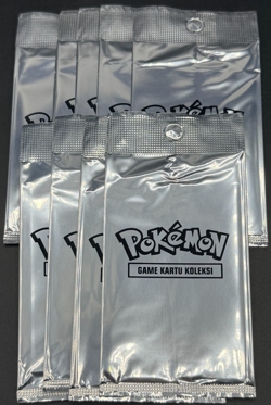 9 Pokemon TCG Indonesia KFC Promo Pack Pikachu Charizard Mewtwo Sealed Lot - Image 2