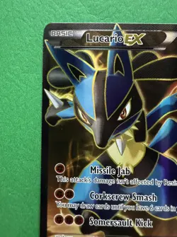 Pokemon TCG Lucario EX Full Art XY Furious Fists 107/111 - Image 3