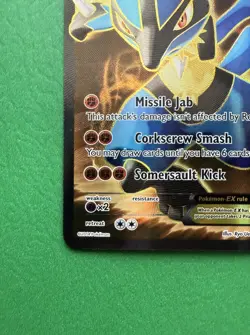 Pokemon TCG Lucario EX Full Art XY Furious Fists 107/111 - Image 5