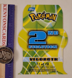 2004 POKEMON Vigoroth 11 EVOLUTION DIE-CUT Advanced Challenge CARD NM Topps RARE - Image 5