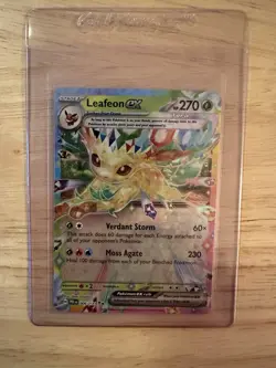 Pokemon TCG Prismatic Evolutions Leafeon EX 006/131 Near Mint - Image 1
