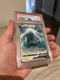 Lugia V 138/195 Worlds 2023 Colorless Lugia Deck Pokemon TCG (Low Pop) PSA 9 - Image 5