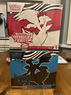Pokemon TCG Black Bolt & White Flare Elite Trainer Box brand new sealed bundle - Image 1