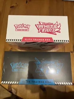 Pokemon TCG Black Bolt & White Flare Elite Trainer Box brand new sealed bundle - Image 2