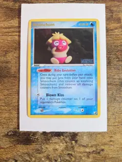 Pokemon TCG Reverse Holo Smoochum 31/115 Unseen Forces LP - Image 1
