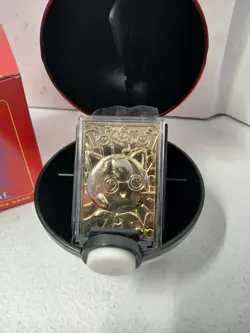 1999 Burger King Pokemon 23K Gold-Plated - Jigglypuff #39 - Red Box - Image 2