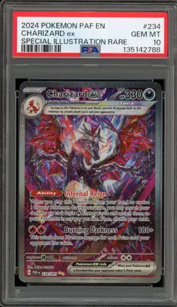 Pokemon Charizard ex Paldean Fates Special Illustration Rare #234 PSA 10 - Image 1