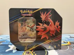 Pokemon TCG Crown Zenith Tin - Galarian Zapdos - New & Factory Sealed - Image 1