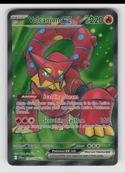 Pokemon Volcanion ex 171/159 Journey Together Ultra Rare Full Art Holo NM - Image 1