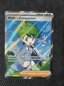 Wally's Compassion 176/132 Full Art Ultra Rare - Pokemon TCG: Mega Evolution NM - Image 1