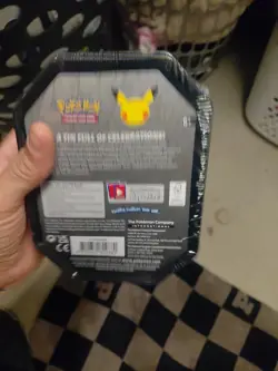 New and Sealed Pokemon Sword & Shield Celebrations Lance's Charizard V Tin - Image 2