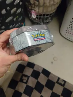 New and Sealed Pokemon Sword & Shield Celebrations Lance's Charizard V Tin - Image 3