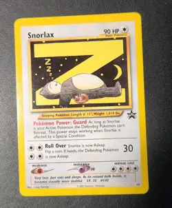 Vintage Pokemon Snorlax Black Star Promo #49 (WOTC 2002) - Image 1