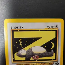 Vintage Pokemon Snorlax Black Star Promo #49 (WOTC 2002) - Image 2