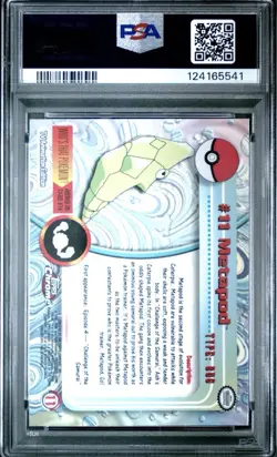 2000 TOPPS CHROME POKEMON T.V. #11 METAPOD PSA 10 - Image 2