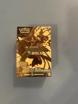 Pokemon Scarlet & Violet Black Bolt Booster Bundle (6 Packs) NEW SEALED - Image 1