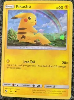 Pikachu 28/73 - Shining Legends - Pokemon TCG - Near Mint - Fast Shipping - Image 1