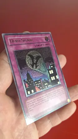 Yu-Gi-Oh! Hero Signal (TLM-EN049) ULTIMATE RARE, 1st Edition, NM - Image 2