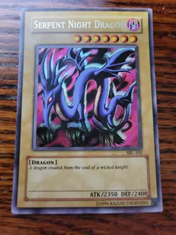 MP, Yu-Gi-Oh! TCG Serpent Night Dragon Spell Ruler SRL-103 Unlimited Secret Rare - Image 1