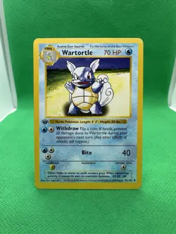 Pokemon Wartortle 42/102 1st Edition Shadowless Card - Image 2