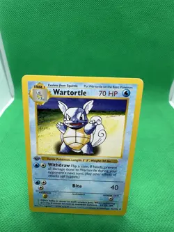 Pokemon Wartortle 42/102 1st Edition Shadowless Card - Image 3