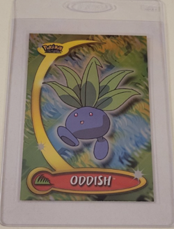 2004 POKEMON Oddish #52 HOLO SILVER FOIL Advanced Challenge CARD NM/MT Topps CCG - Image 1