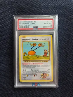 Pokemon BANNED CARD ImakuniU's Doduo 112/108 Evolutions Regular (PSA 10) - Image 1