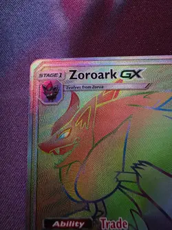 Pokemon TCG Zoroark GX Shining Legends Holo Card 77/73 Secret Rare - Image 2