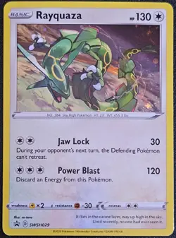 Rayquaza SWSH029 SWSH: Sword & Shield Promo Cards Holo NM - Image 1