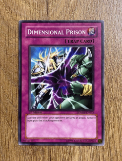 Dimensional Prison | SDMM-EN032 | Common | 1st Edition | YuGiOh Card | LP - Image 1
