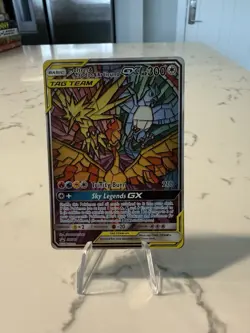 Pokemon TCG Moltres Zapdos Articuno GX SM210 Promo Holo Card NM Condition - Image 1