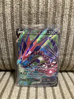 Eternatus V SWSH044 Holo Full Art Black Star Promo Pokemon TCG Card NM - Image 1