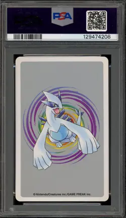 Pokemon Silver Playing Cards Sandshrew 6 of Clubs #027 PSA 9 Mint - Image 2