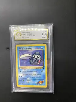 Pokemon Card- Misty's Poliwag - 1st Edition - 89/132 - Gym Challenge / CGA 8.5 - Image 1