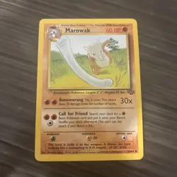 Pokemon Card Marowak 39/64 Jungle Series - Image 1