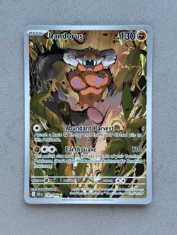 Landorus - Illustration Rare SV: Black Bolt 131/086 Pokemon English Card NM - Image 1