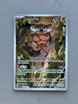 Landorus - Illustration Rare SV: Black Bolt 131/086 Pokemon English Card NM - Image 3