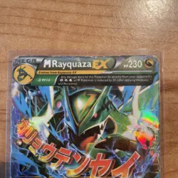 Pokemon TCG M Rayquaza EX 61/108 Roaring Skies Card DAMAGED - Image 4