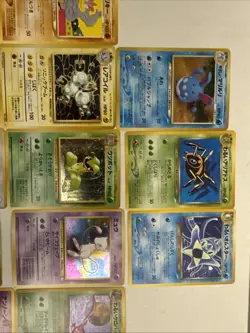 13 Vintage Holo Japanese Pokemon Card Lot LP+ - Mew / Magneton / Ditto / Crobat - Image 5