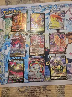 Pokemon trainer gallery V/VMAX English Card Lot 9 Cards Blaziken - Image 1