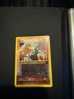 Entei #34 Black Star Promo Reverse Holo Rare Vintage Pokemon Card - NM - Image 1