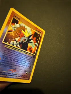 Entei #34 Black Star Promo Reverse Holo Rare Vintage Pokemon Card - NM - Image 4