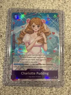 One Piece Card Game Charlotte Pudding OP11-070 Alternate Art Super Rare English - Image 1