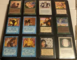 MTG Lot of 12 OLD & VINTAGE Magic Cards. BETA, The Dark and Arabian Nights! - Image 1