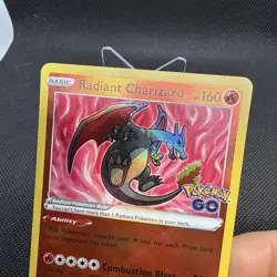 Pokemon Go Radiant Charizard Holo Rare Card 011/078 Mint Condition - Image 2