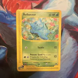Pokemon TCG Bulbasaur Card 94/165 Expedition Base Set Vintage Rare - Image 1