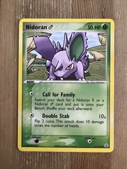 Nidoran 71/112 EX FireRed & LeafGreen - Common Pokemon Card NM - Image 1